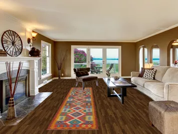 Geometric Kilim Oriental Runner Rug 3x13