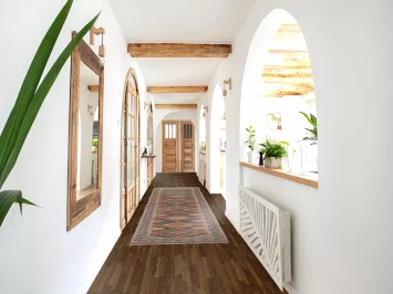 Reversible Wool Kilim Runner Rug 3x13