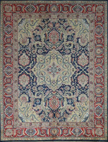 Vegetable Dye Sultanabad Ziegler Living Room Rug 9x12