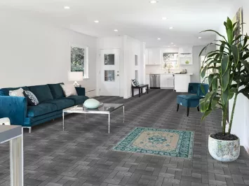 Vegetable Dye Oushak Turkish Foyer Rug 3x4