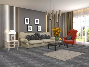 Vegetable Dye Oushak Turkish Foyer Rug 3x4