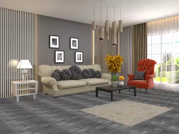 Vegetable Dye Oushak Turkish Accent Rug 3x4