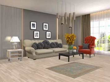 Vegetable Dye Oushak Turkish Accent Rug 3x4