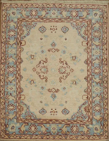 Vegetable Dye Oushak Turkish Accent Rug 3x4