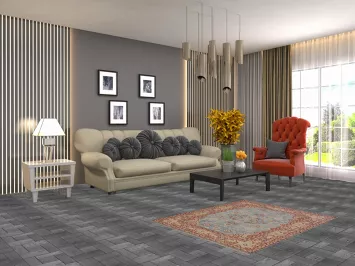 Vegetable Dye Oushak Turkish Accent Rug 3x4