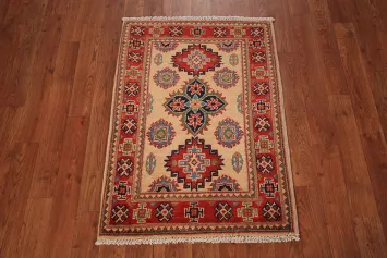 Geometric Kazak Oriental Foyer Rug 2x3