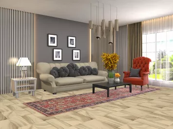 Vegetable Dye Sultanabad Ziegler Runner Rug 3x12