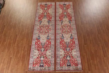 Pair of Runner Sultanabad Ziegler Runner Rugs 3x12