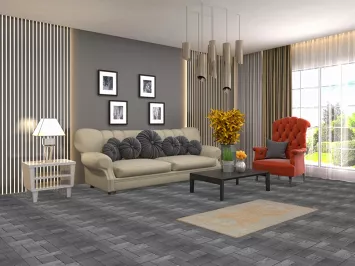 Vegetable Dye Oushak Turkish Accent Rug 2x4