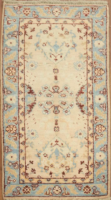 Handmade Oushak Vegetable Dye Accent Rug 2x4
