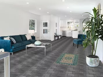 Vegetable Dye Oushak Turkish Foyer Rug 2x4