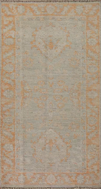 Vegetable Dye Oushak Oriental Accent Rug 2x4