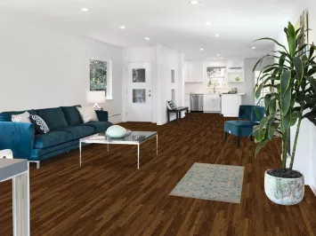 Vegetable Dye Oushak Blue Turkish Accent Rug 2x4