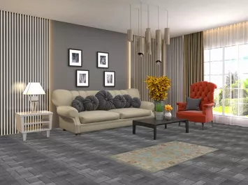 Handmade Oushak Vegetable Dye Foyer Rug 2x4