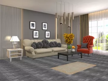 Vegetable Dye Oushak Turkish Accent Rug 2x4