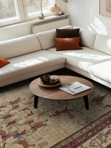 Pre-1900 Antique Kerman Lavar Large Persian Area Rug 10x14