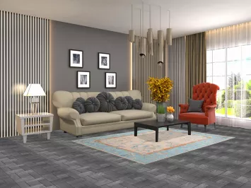 Animal Pictorial Art Deco Chinese Area Rug 5x7