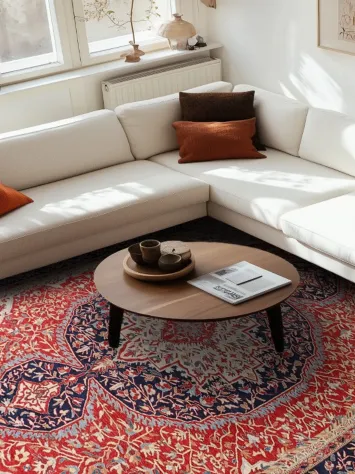 Vegetable Dye Sarouk Farahan Persian Area Rug 10x13