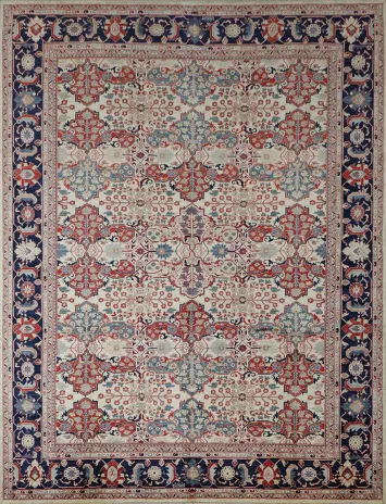 All-Over Ziegler Vegetable Dye Area Rug 9x12