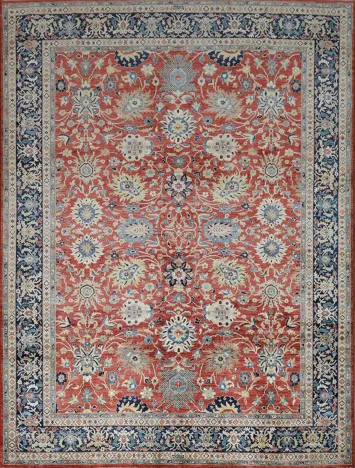 Vegetable Dye Ziegler Oriental Area Rug 9x12