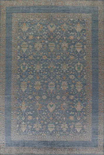 Vegetable Dye Ziegler Living Room Rug 10x14