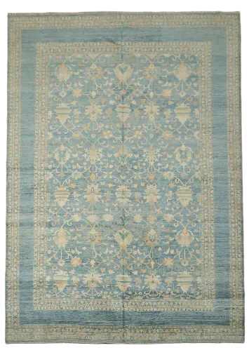 Vegetable Dye Ziegler Living Room Rug 10x14