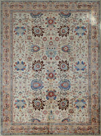 Vegetable Dye Ziegler Oriental Area Rug 9x12