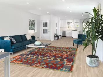 Multicolor Kilim Living Room Rug 7x10