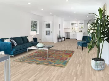 South Western Kilim Geometric Wool Rug 5x7