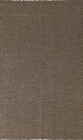 Earth Tone Wool Kilim Oriental Area Rug 5x8