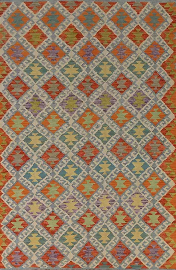 Multicolor Kilim Living Room Area Rug 7x10