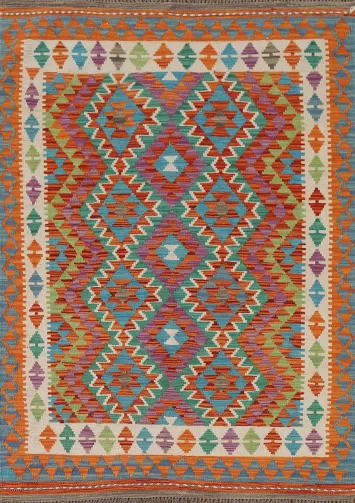 South Western Kilim Oriental Rug 4x6