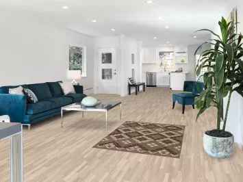 Brown Geometric Kilim Oriental Wool Rug 3x5