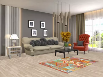 South Western Kilim Oriental Wool Rug 3x5