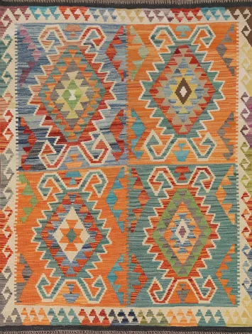 South Western Kilim Oriental Rug 4x6