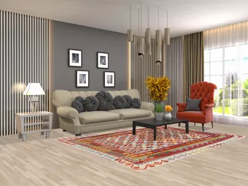 Geometric Kilim Oriental Area Rug 6x8