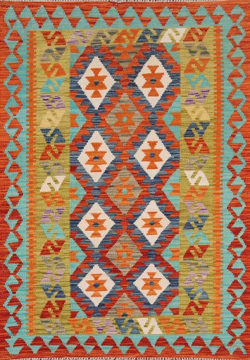 South Western Kilim Oriental Rug 4x6