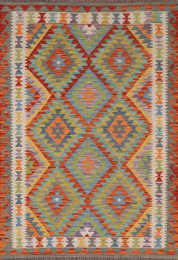 South Western Kilim Oriental Rug 4x6