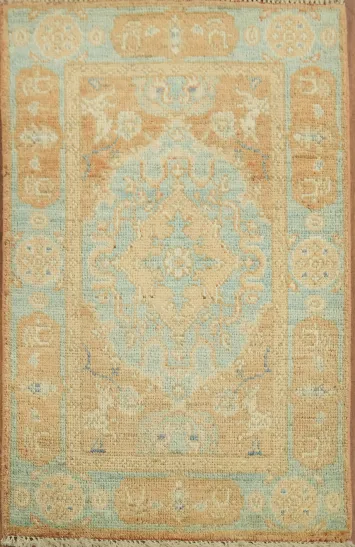 Vegetable Dye Oushak Foyer Oriental Rug 2x3