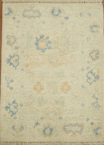 Vegetable Dye Oushak Oriental Rug 2x3