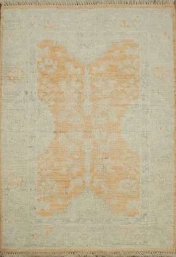 Vegetable Dye Oushak Oriental Rug 2x3