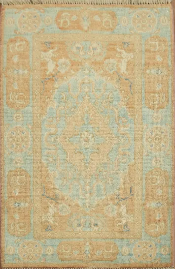 Vegetable Dye Oushak Foyer Oriental Rug 2x3