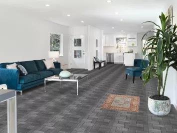 Light Blue Oushak Vegetable Dye Accent Rug 2x3