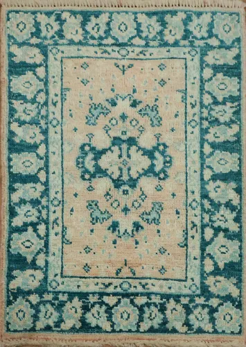 Vegetable Dye Oushak Oriental Rug 2x3