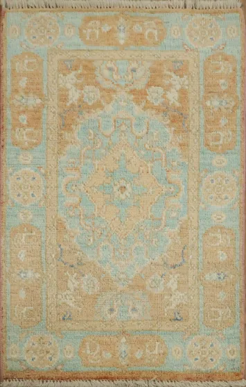 Vegetable Dye Oushak Oriental Rug 2x3