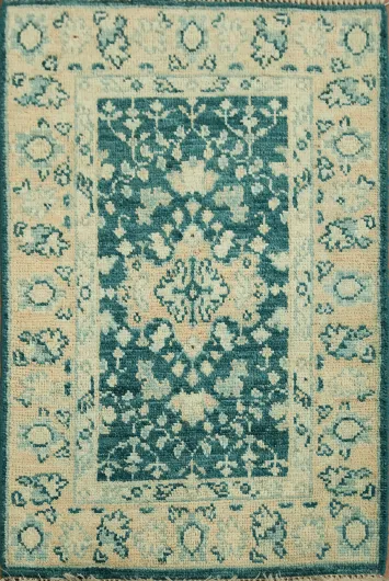 Vegetable Dye Oushak Oriental Rug 2x3
