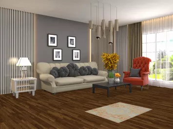 Turquoise & Orange Oushak Vegetable Dye Rug 2x3