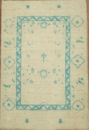 Vegetable Dye Oushak Turkish Wool Rug 2x3