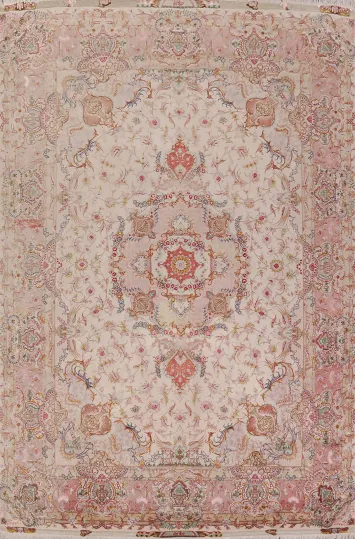 Vintage Signed Tabriz Persian Area Rug 8x12
