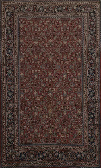 Antique Vegetable Dye Tabriz Persian Area Rug 7x11